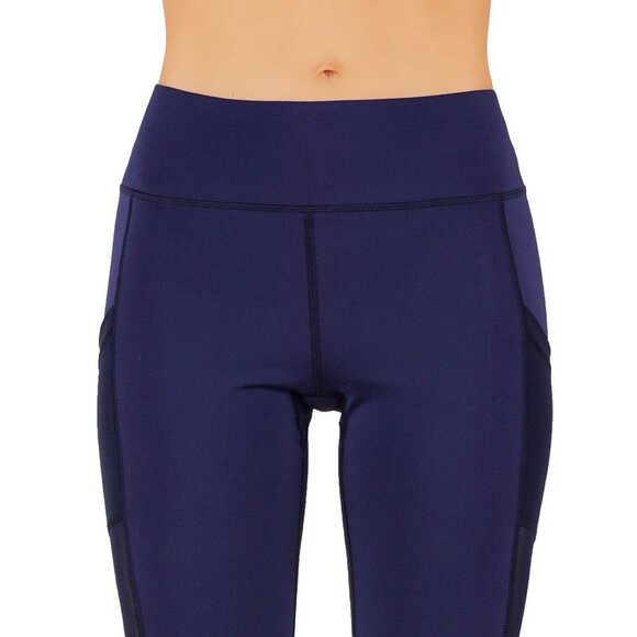 Yoga Leggings Side Mesh Pockets Pants Capri GD56 - Picture 4 of 6